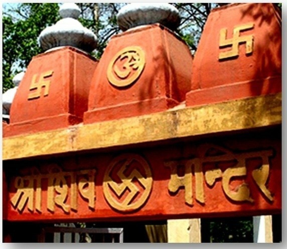 hindu swastikas